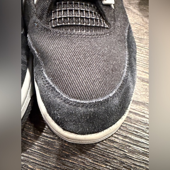 Air Jordan 4 Retro "BLACK CANVAS" Men's Basketball shoes size 11 - Picture 5 of 10